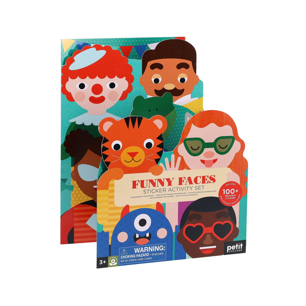 Funny Faces Sticker Activity Set - Petit Collage