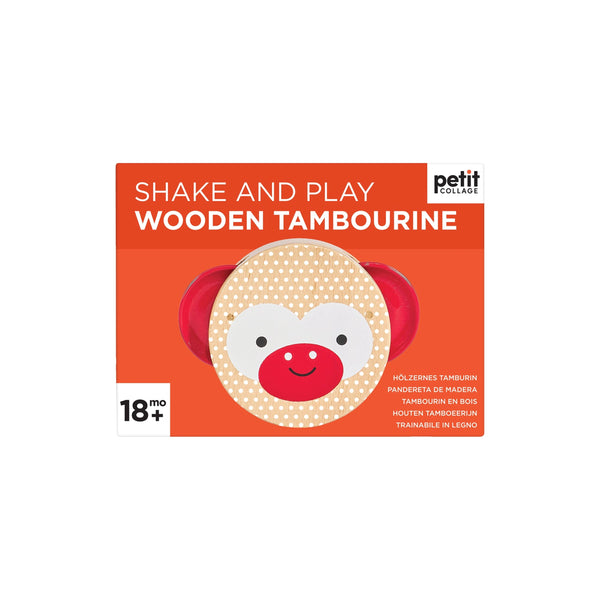 Shake and Play Wooden Tambourine - Petit Collage