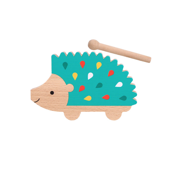 Happy Hedgehog Percussion Instrument - Petit Collage