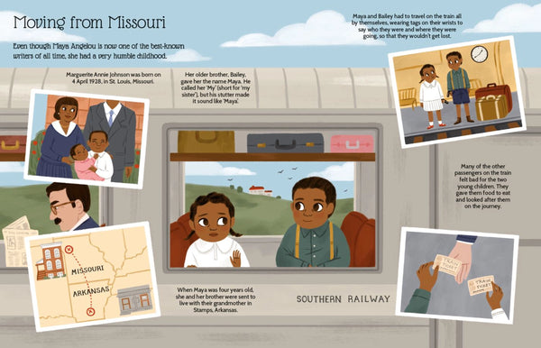 Maya Angelou - An inspiring Sticker Story About Resilience