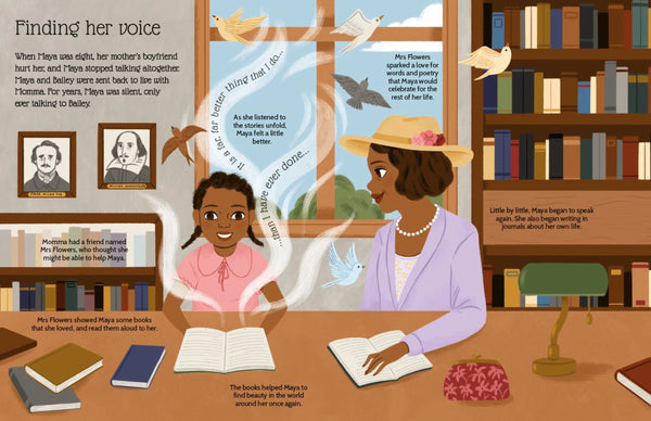 Maya Angelou - An inspiring Sticker Story About Resilience