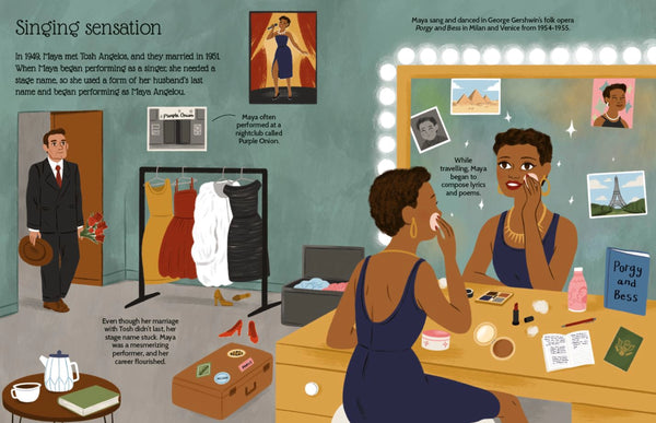 Maya Angelou - An inspiring Sticker Story About Resilience