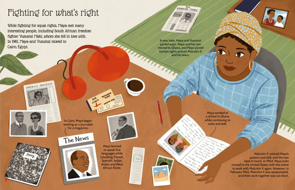Maya Angelou - An inspiring Sticker Story About Resilience