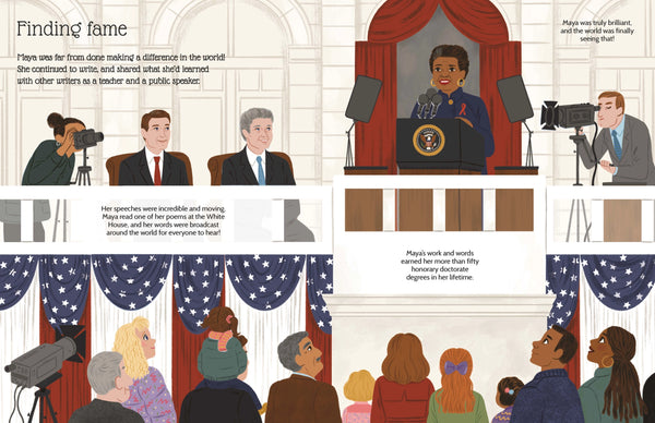 Maya Angelou - An inspiring Sticker Story About Resilience