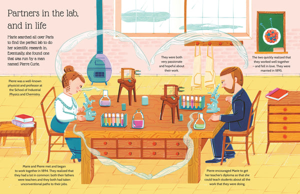 Marie Curie - An Inspiring Sticker Story About Never Giving Up