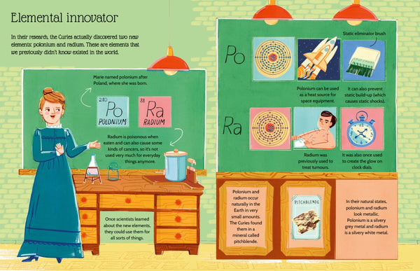 Marie Curie - An Inspiring Sticker Story About Never Giving Up