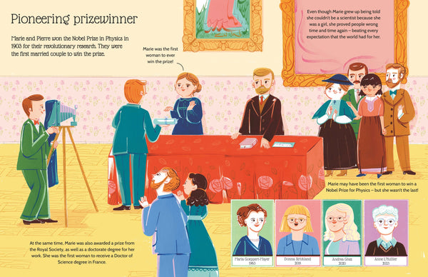 Marie Curie - An Inspiring Sticker Story About Never Giving Up