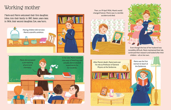 Marie Curie - An Inspiring Sticker Story About Never Giving Up