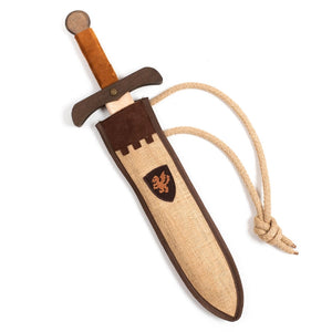 Natural Wooden Sword with Sheath and Belt - Rustik