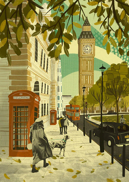 London Big Ben Card - Emy Lou Holmes