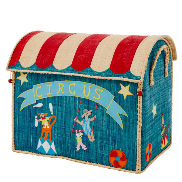 Large Circus Play & Toy Storage Basket - Rice DK