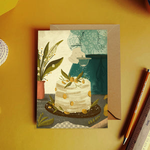 Baking Greeting Card - Emy Lou Holmes