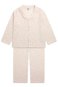 Blush Muslin - Kids Traditional PJ Set - Sleepy Doe