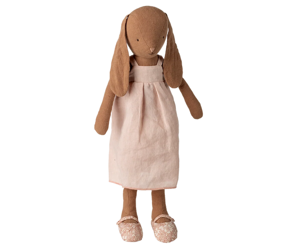 Chocolate Brown Bunny Size 3, Dress & Shoes - Maileg
