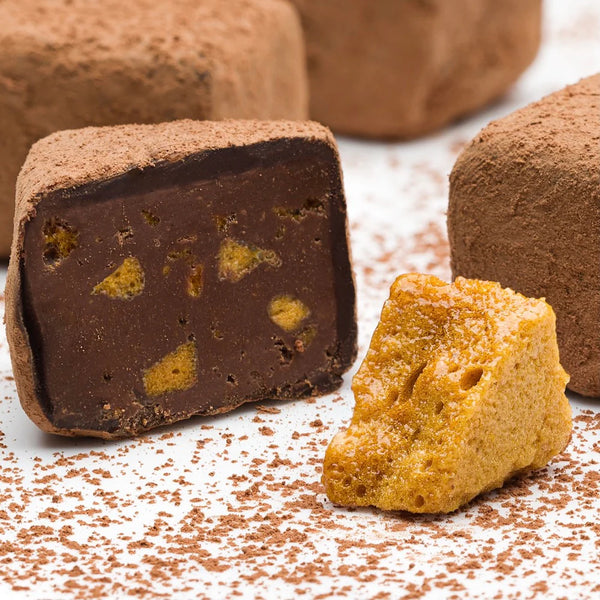 Small Honeycomb Caramel Chocolate Truffle Easter Egg - Booja Booja