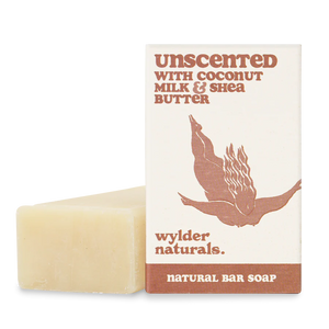 Unscented Coconut Milk & Shea Butter Natural Soap Bar - Wylder Naturals