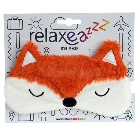 Plush Fox Eye Mask - Relaxeazzz