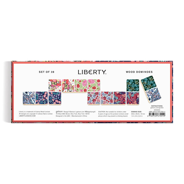 Liberty Floral Wood Domino Set - Liberty London