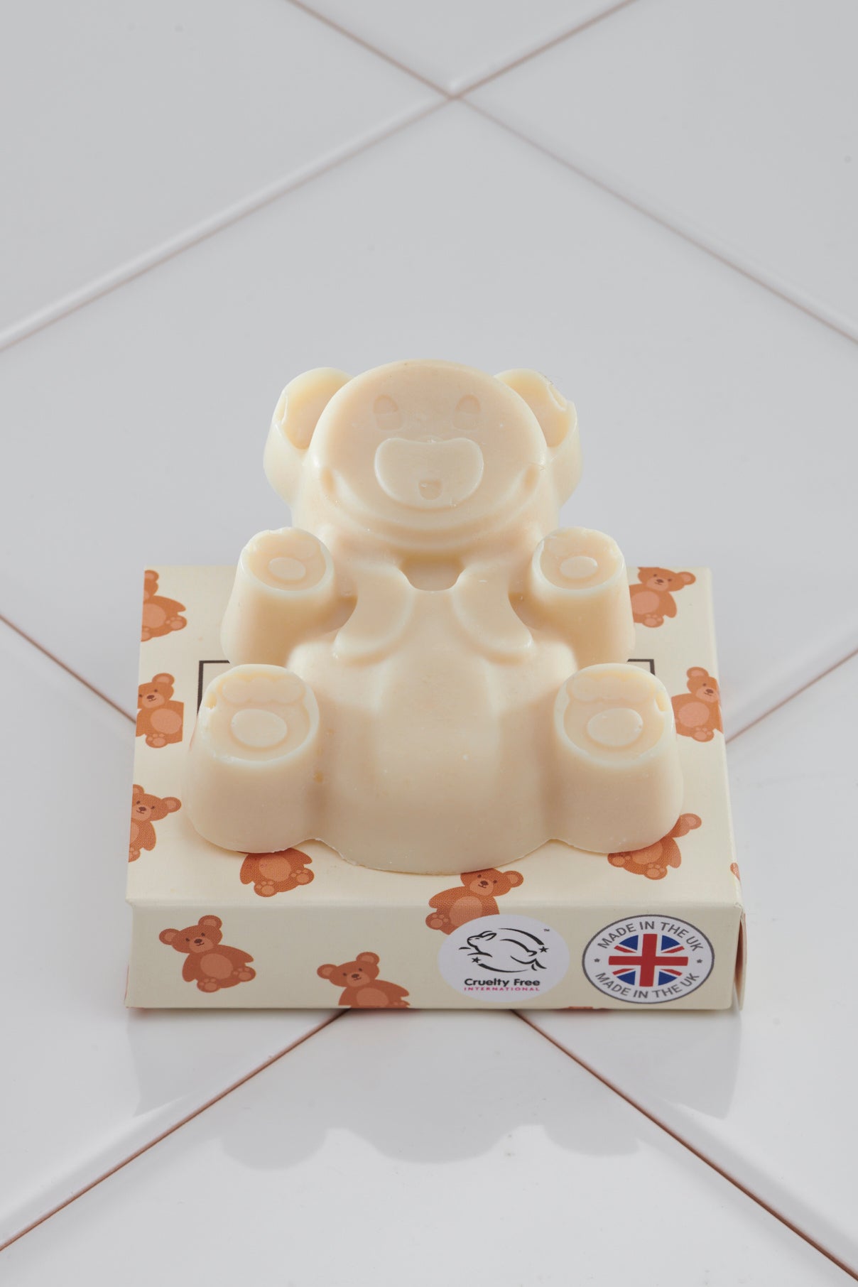 Teddy Bear Shaped Goats Milk Soap Bar - Goats of the Gorge