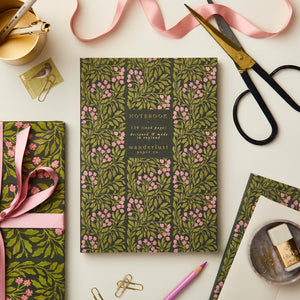 Green Flora Notebook - Wanderlust Paper Co.