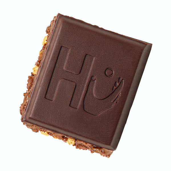 Almond Butter & Crispy Quinoa Dark Chocolate Bar - HU