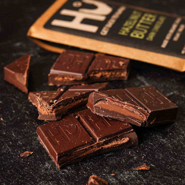 Hazelnut Butter Dark Chocolate Bar - HU