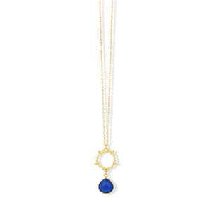 Allegra Blue Jade Necklace - Ashiana London