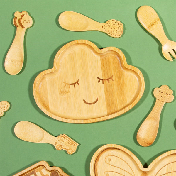 Bamboo Cloud Plate - Sass & Belle