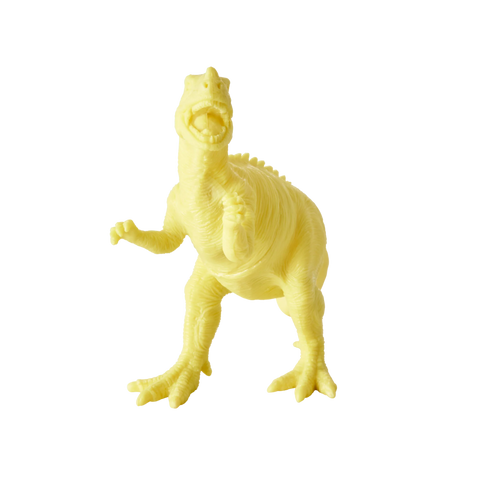 Yellow Plastic Dinosaur Toy - Rice DK