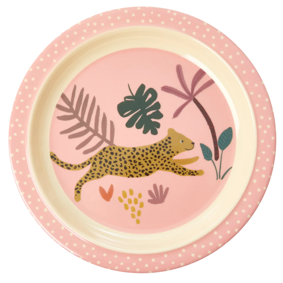 Pink Jungle Melamine Dinner Plate - Rice DK