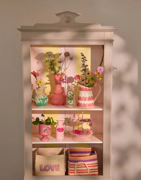 Pink Glass Vase - Rice DK