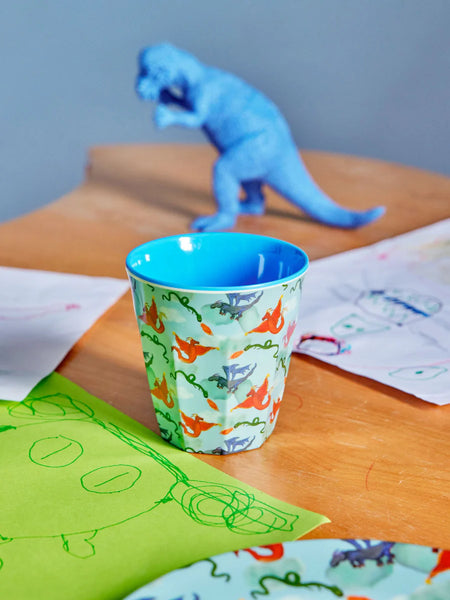 Dragon Print Melamine Cup - Rice DK