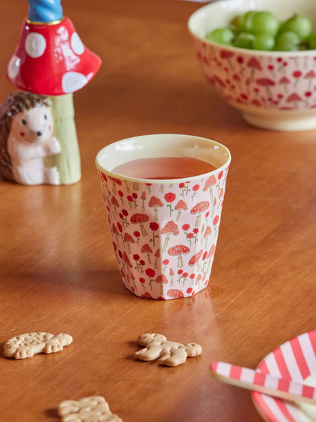 Pink Happy Forest Print Melamine Cup - Rice DK