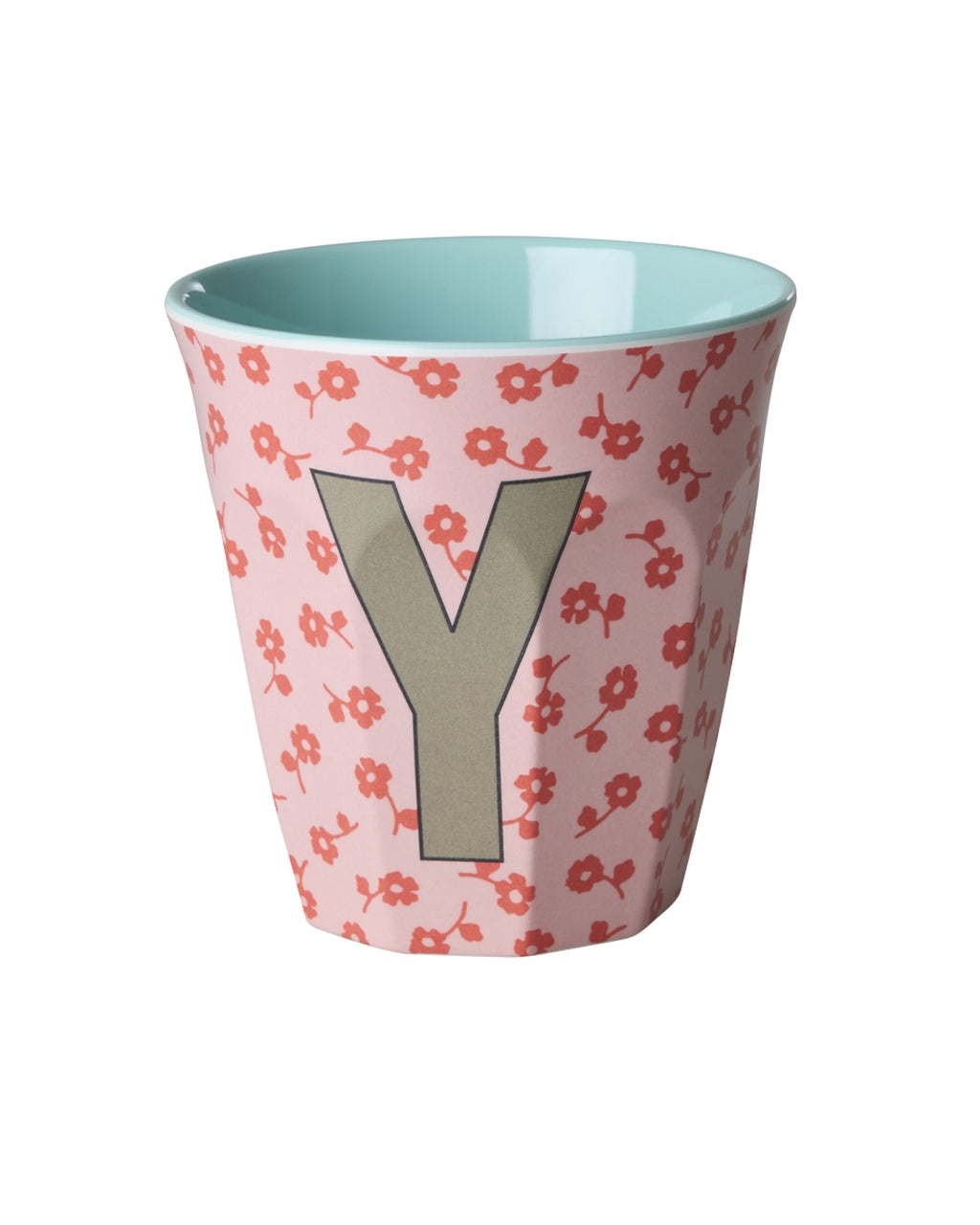 Y Floral Melamine Cup - Rice DK