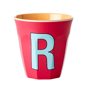 R Red Melamine Cup - Rice DK