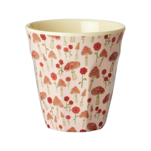 Pink Happy Forest Print Melamine Cup - Rice DK