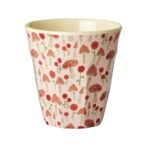 Pink Happy Forest Print Melamine Cup - Rice DK