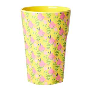 Sunny Days Print Tall Melamine Cup - Rice DK