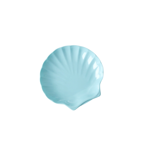 Small Blue Shell Melamine Dipping Plate - Rice DK