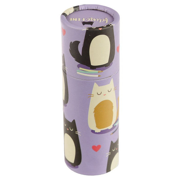 Feline Fine Cat Pencil Pot with Pencils