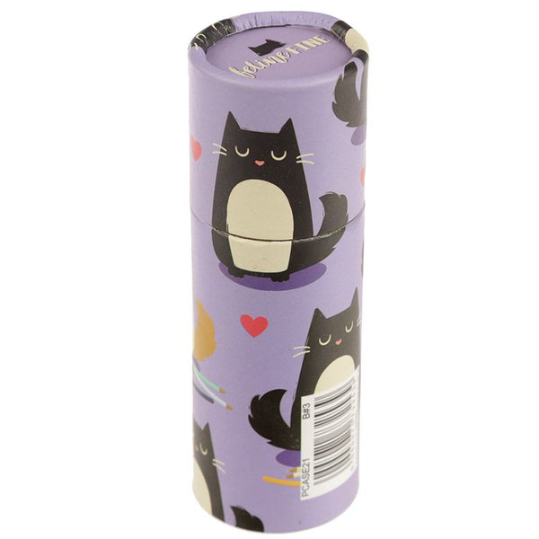 Feline Fine Cat Pencil Pot with Pencils