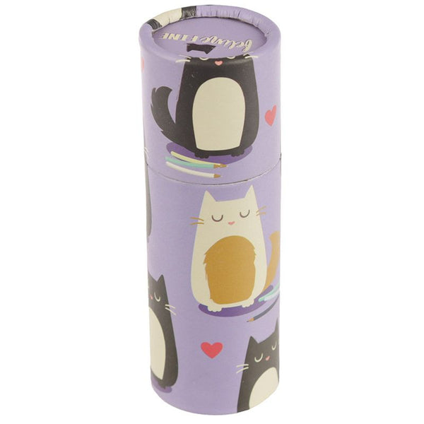 Feline Fine Cat Pencil Pot with Pencils