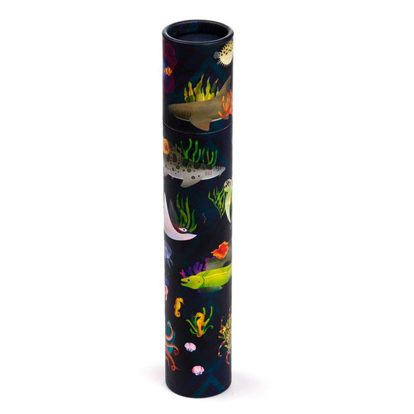 Marine Kingdom Large Pencil Pot with 12 Colouring Pencils