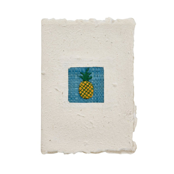 A5 Paper Card with Fruit Embroidery and Envelope - Rice DK