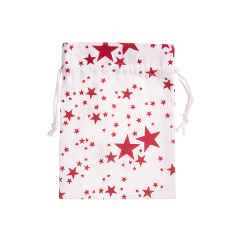 Red & White Stars Gift Wrap Bag - Sass & Belle