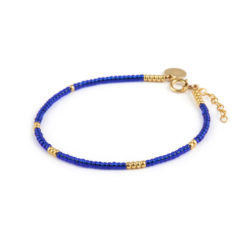 Morocco Blue Beaded Bracelet - Wanderlust Life