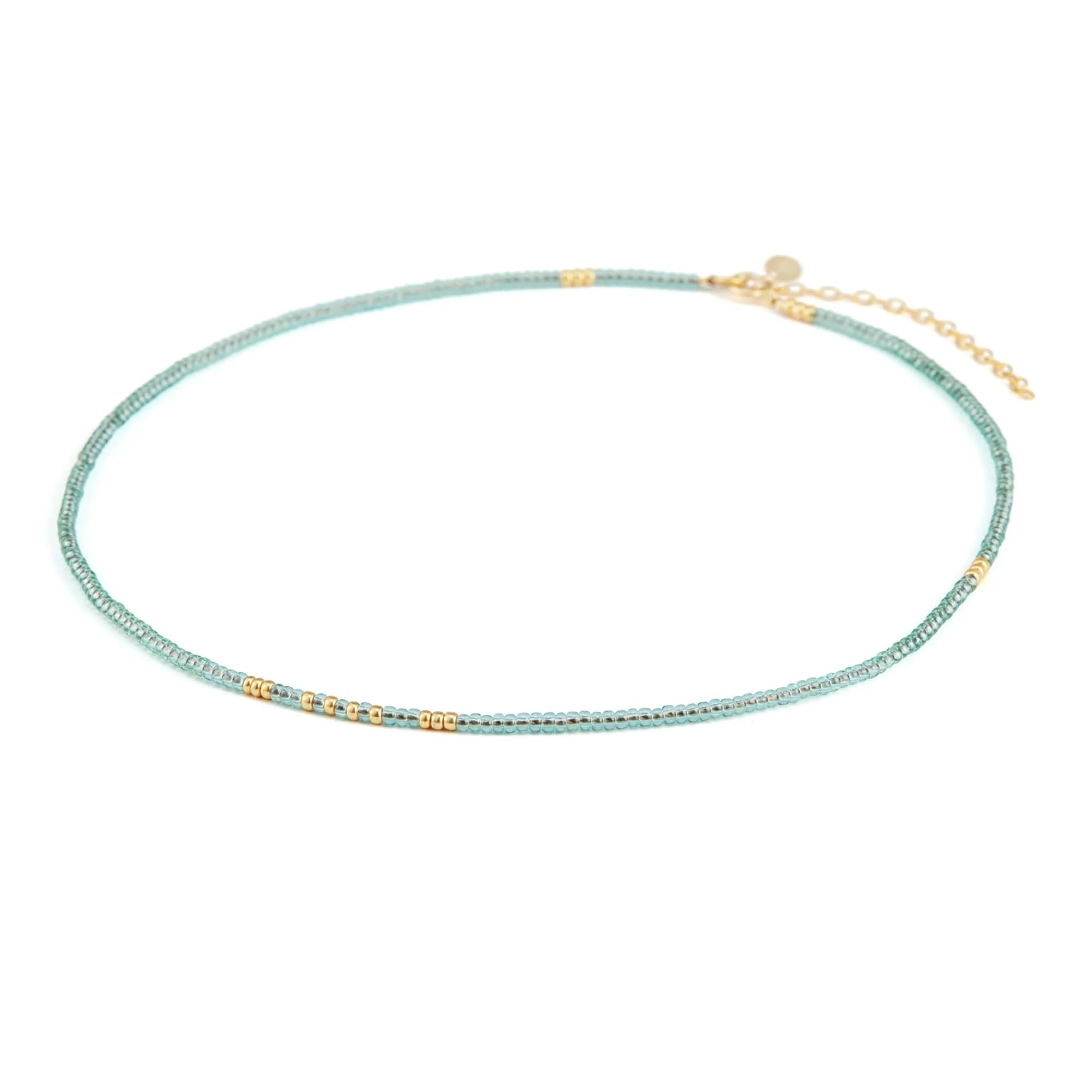 Water Blue Beaded Necklace - Wanderlust Life