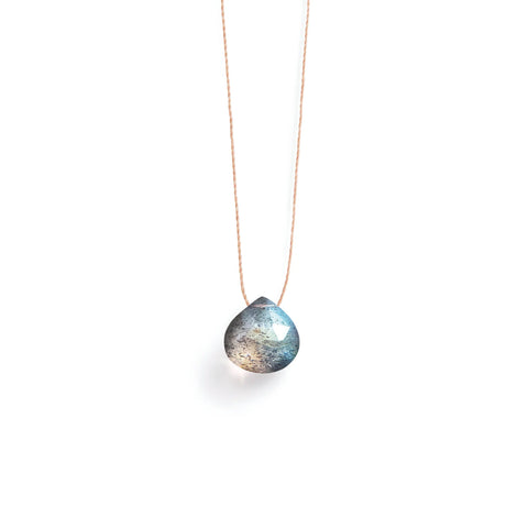 Labradorite Fine Cord Necklace - Wanderlust Life