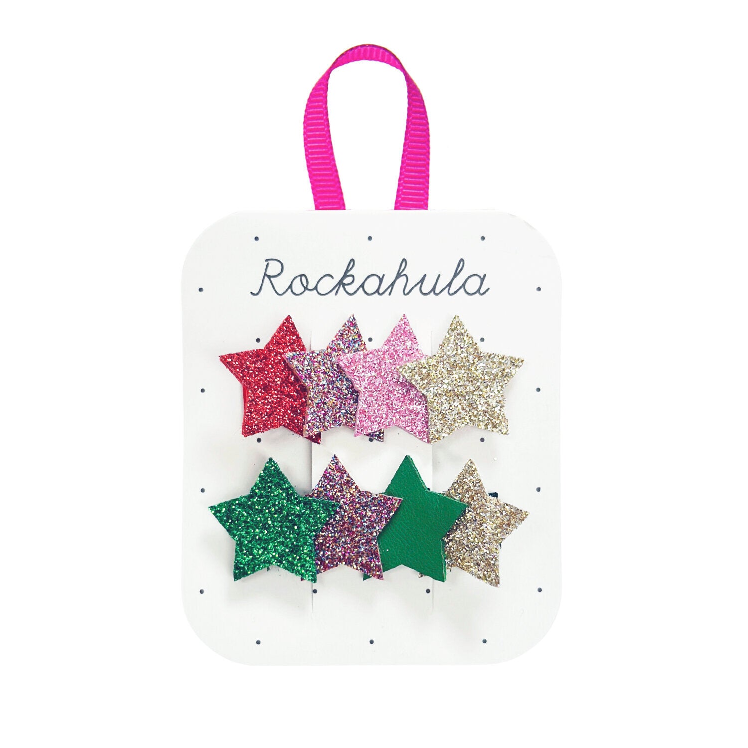 Jolly Glitter Star Clips - Rockahula