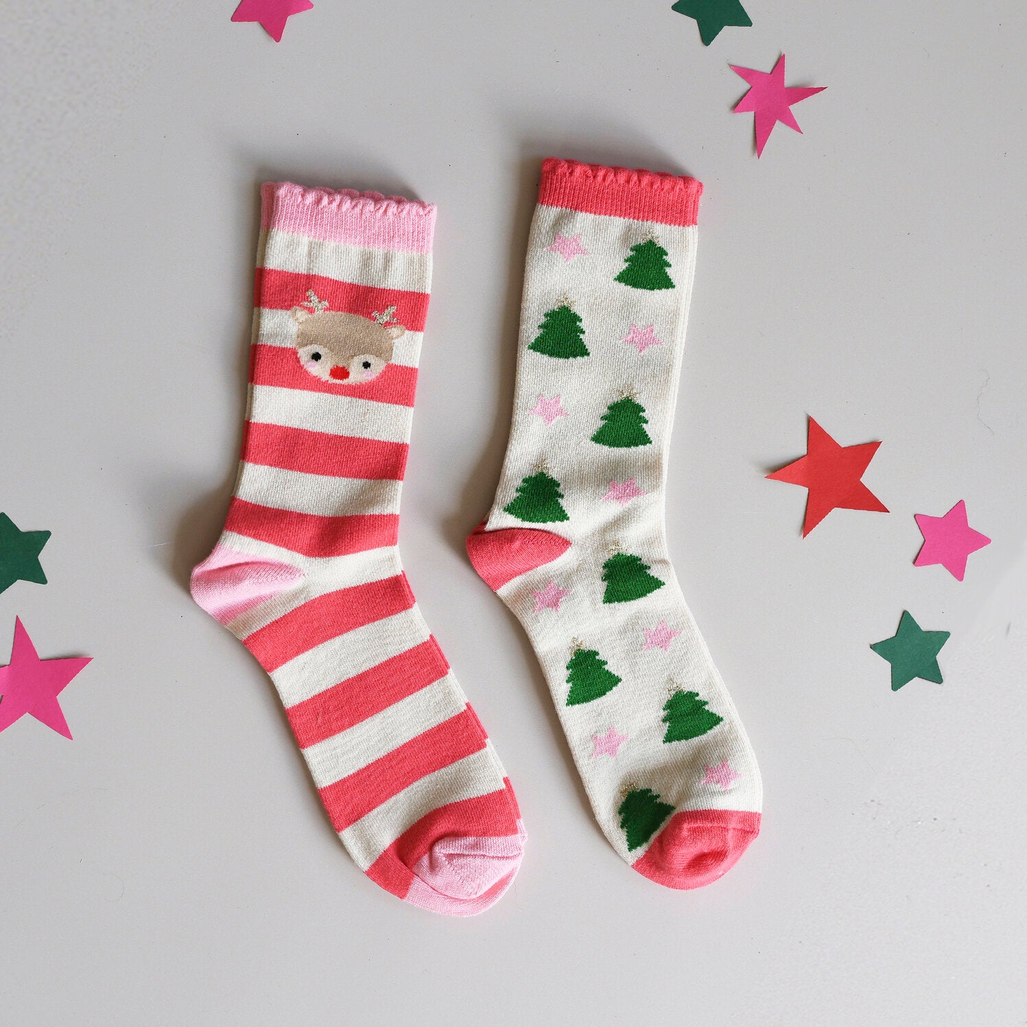Jolly Christmas 2 Pack Socks - Rockahula